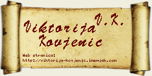 Viktorija Kovjenić vizit kartica